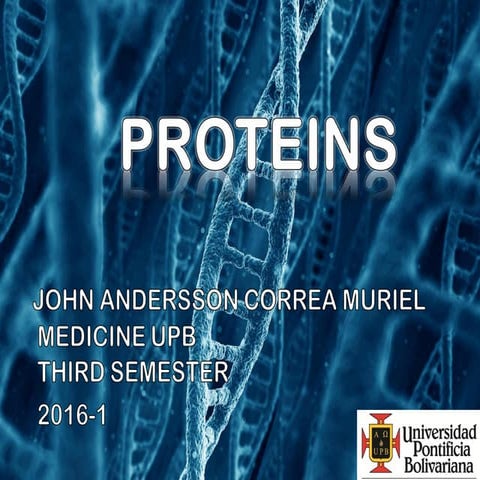 THE PROTEINS IN MEDICINE. MOLECULAR BIOLOGY