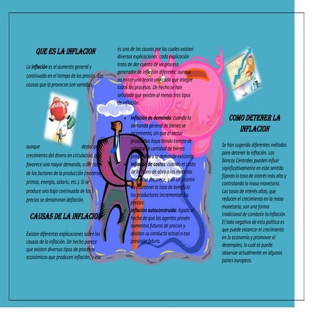 Plegable de finanzas