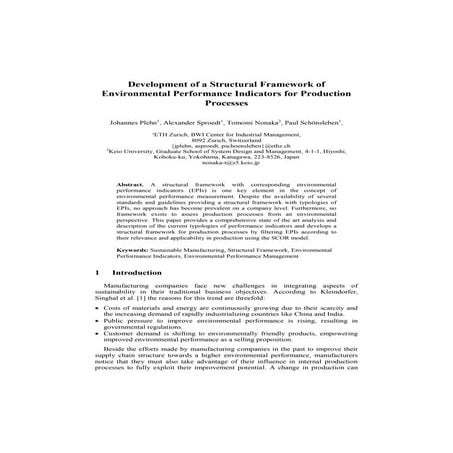 Plehn 110805 apms_11_environmental_performance_indicators