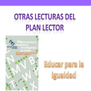 Plan Lector y Coeducación
