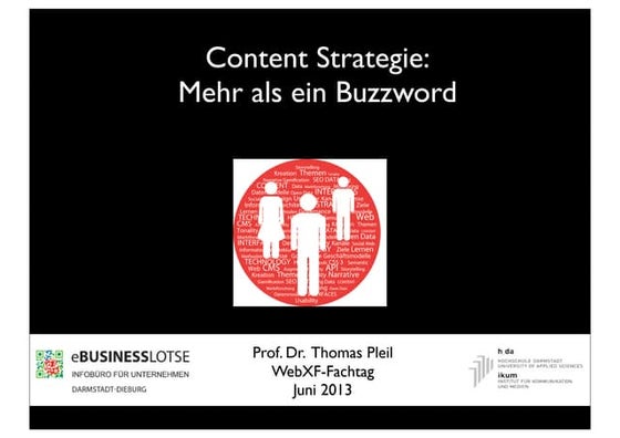 Content Strategie: Mehr als ein Buzzword
