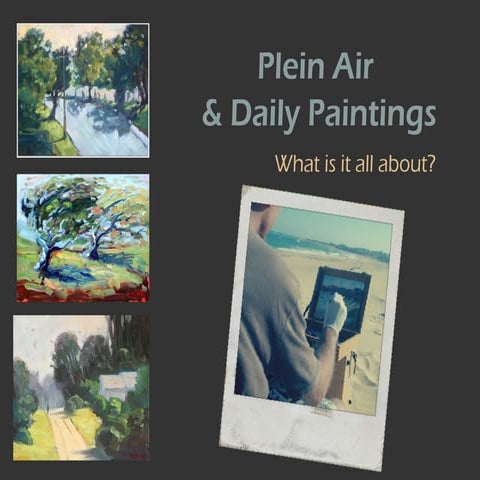 Plein air painting