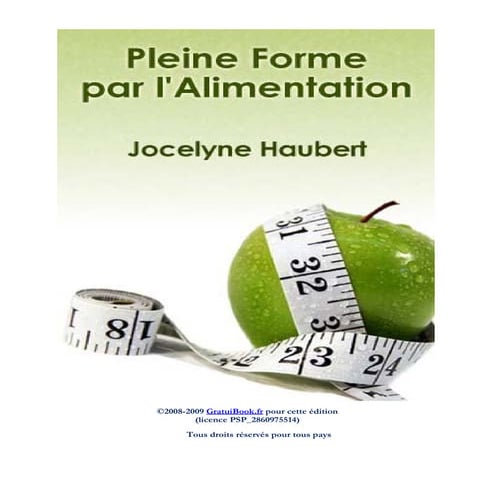Pleine forme par l'alimentation