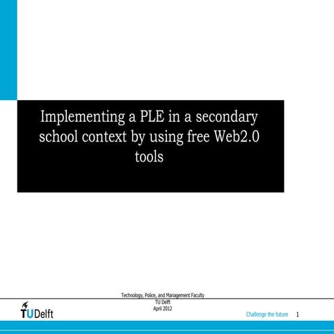 Ple in secondary schools
