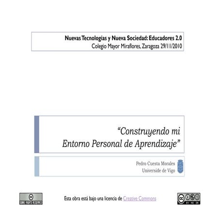 Construyendo mi Entorno Personal de Aprendizaje