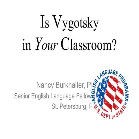 Plenary   putting vygotsky in your classroom