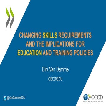 Changing skills requirements and the implications for education and training ...