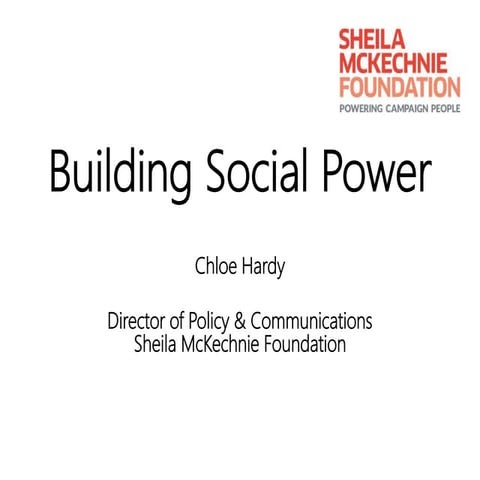 Building social power