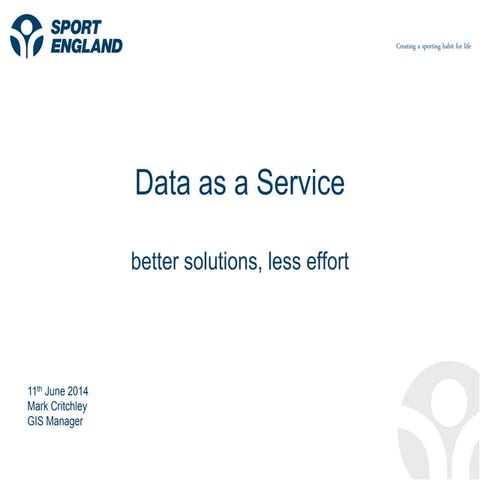 Sport England - GIS