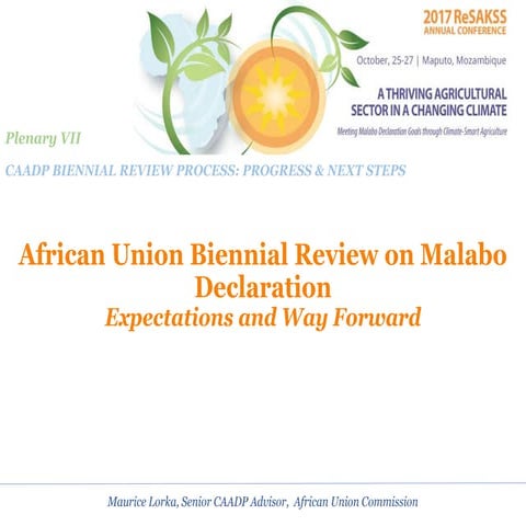 Expectations for the January 2018 Biennial Review 