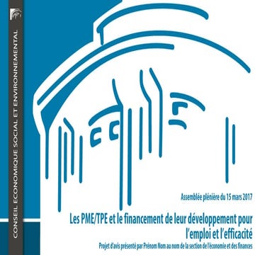 Pleniere economie finances-pme-tpe