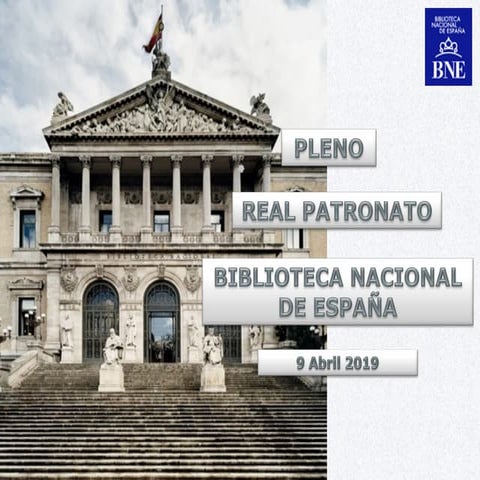 Pleno del Real Patronato. Biblioteca Nacional de España