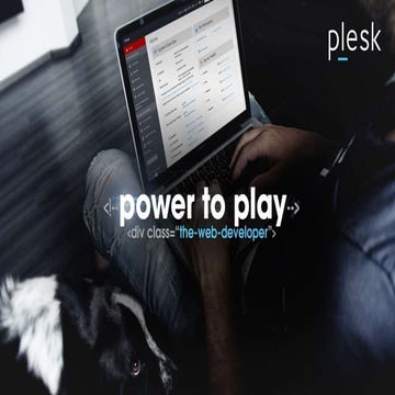 World Hosting Days - More than just a control panel - reveal the power of Web...