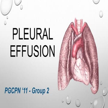 LCP Pleural Effusion Group Report March 12 2014