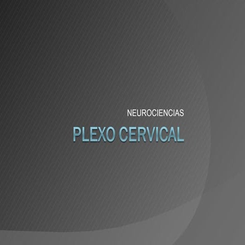Plexo cervical