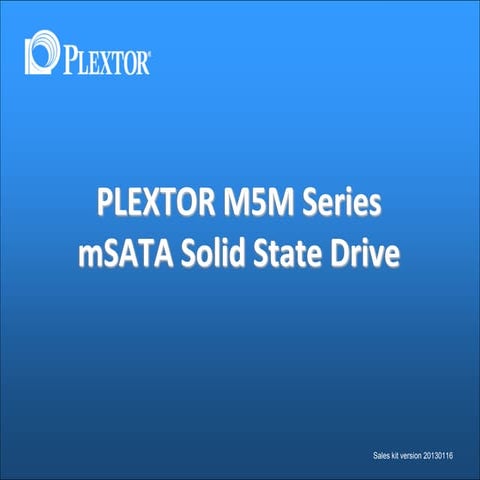Plextor mSATA M5M sales kits