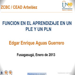 TUTORIAL FUNCION EN EL APRENDIZAJE ...