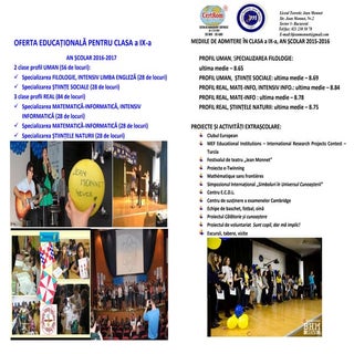 Pliant inscriere 16 17