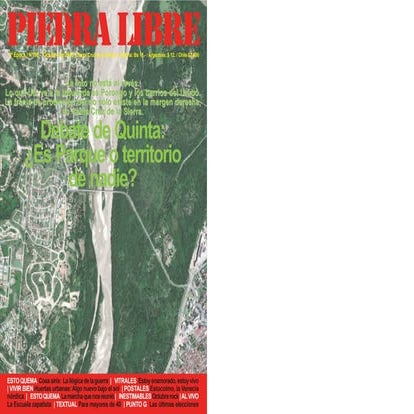 Revista PiedraLibre98, octubre de 2013