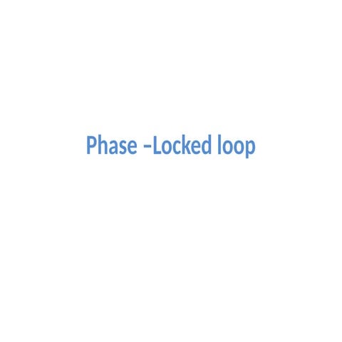 Phase locked loop pll pll plll plll plll lplllpl