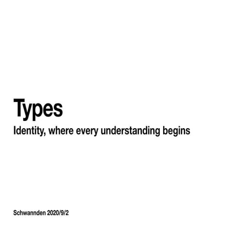 PL Lecture 03 - Types