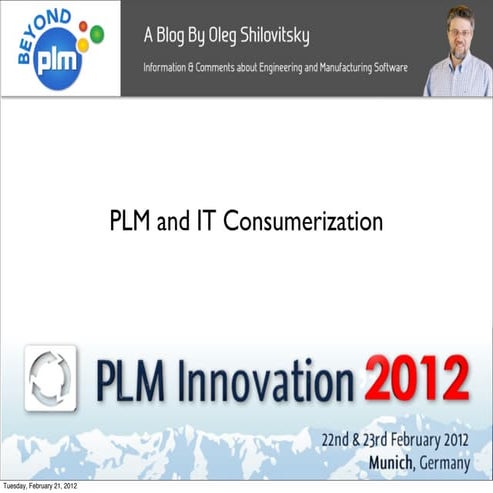 PLM and IT consumerization