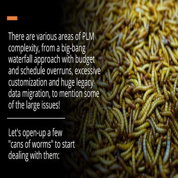 Opening a PLM can of worms