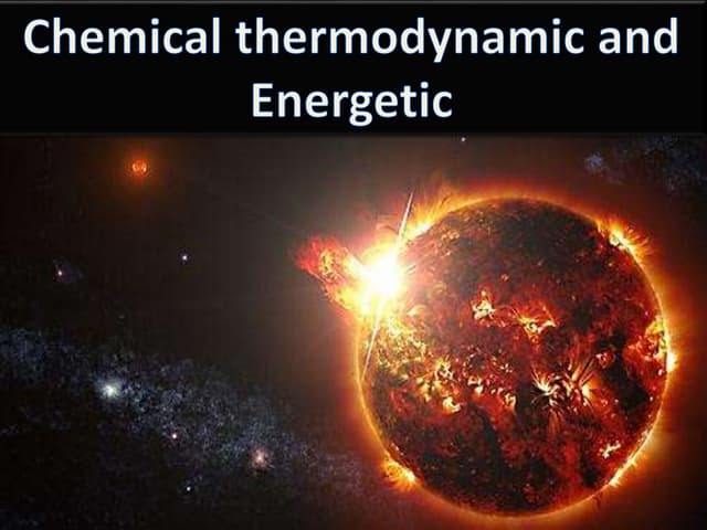 Thermodynamic 2016