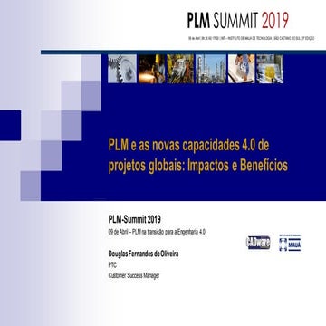 PLM Summit 2019 - A03 - Douglas Oliveira - PTC