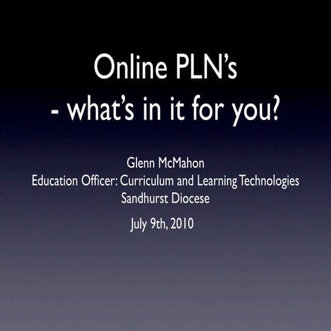 PLN's what's in it for you