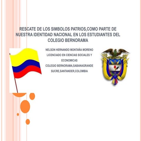 Pantillas rescate de los simbolos patrios | PPTX