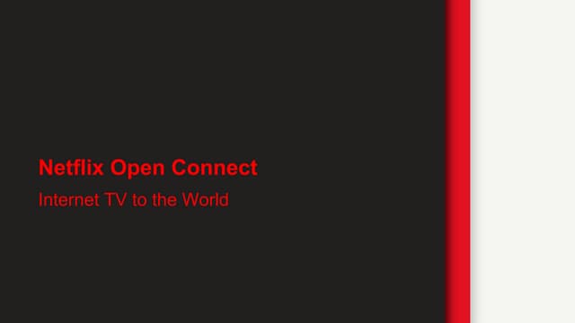 PLNOG16: Netflix Open Connect is the Netflix proprietary CDN, Nina Bargisen