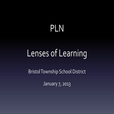 Pln presentation january 7