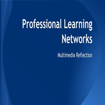PLN Reflection