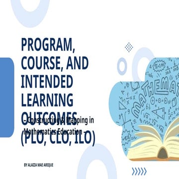 Pprogram, Course, & Intended Learning Outcomes.pptx