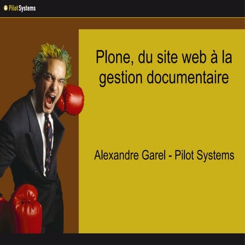 Plone, du site web à la gestion documentaire