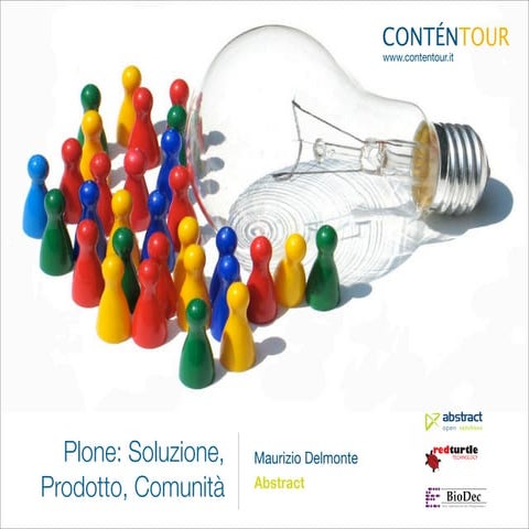 Plone - soluzione, prodotto, comunità