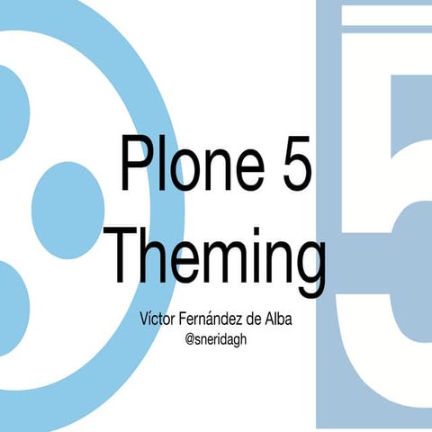 Plone 5 theming