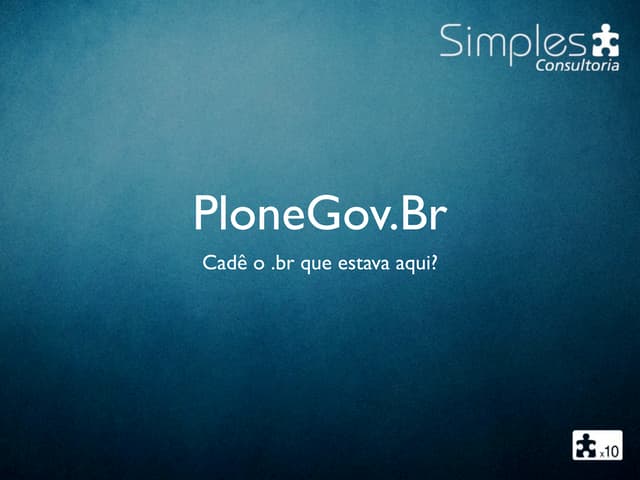 PloneGov.Br: Cadê o .br que estava aqui?