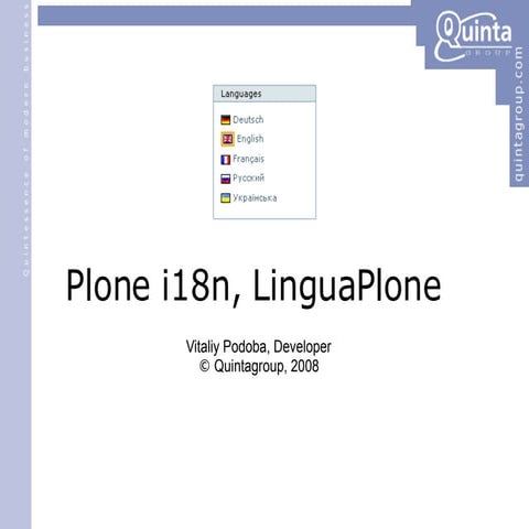 Plone i18n, LinguaPlone