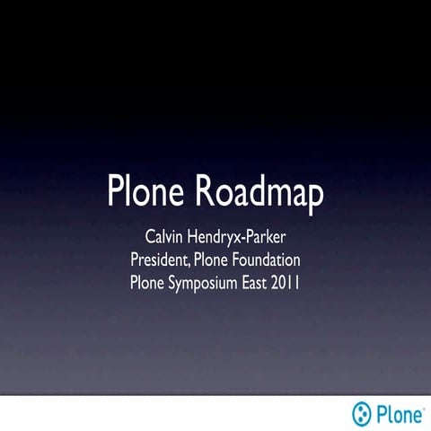 Plone roadmap