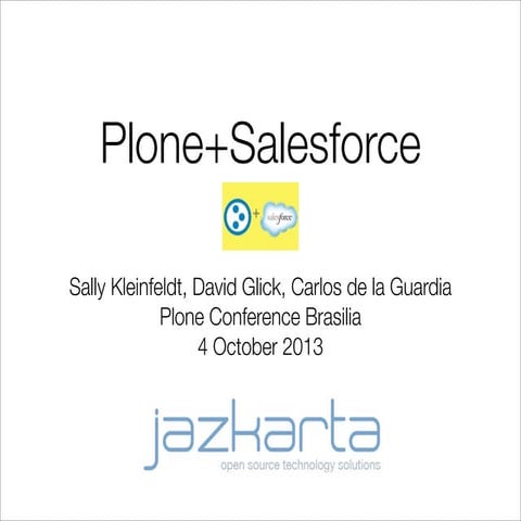 Plone+Salesforce