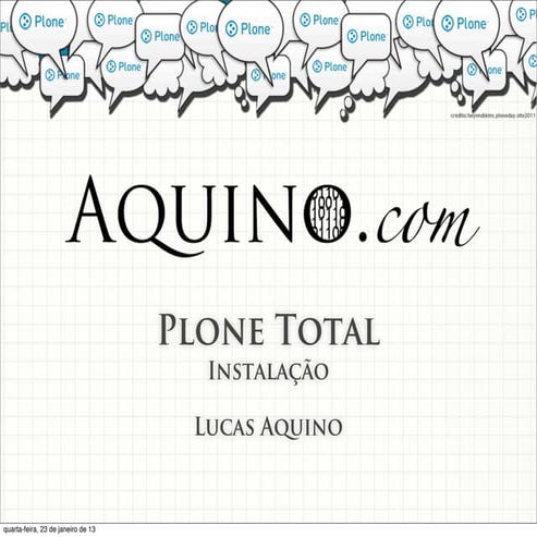 Plone total#1 - Introdução e Instalação