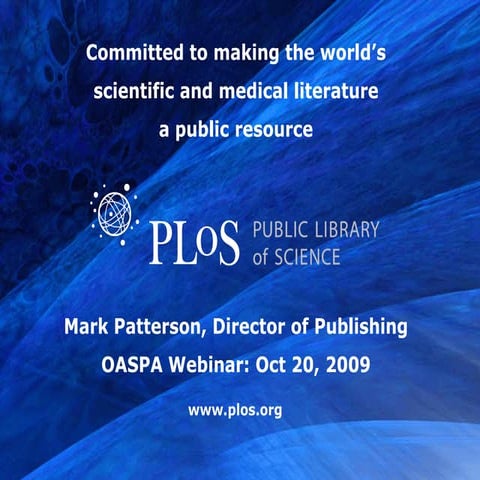 P Lo S Oaspa Webinar Oct 09