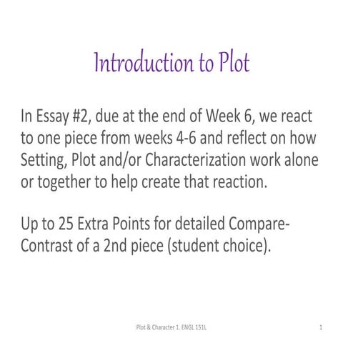 Plot & characterization 1 | PPTX