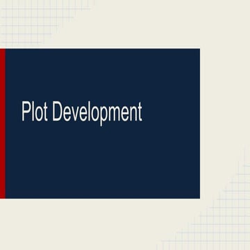 Plot development powerpoint