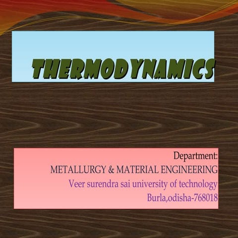 Plotting of different parameters entropy, enthalpy, gibbs free energy, heat c...