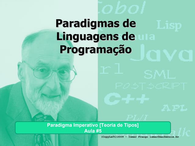 Paradigmas de Linguagens de Programacao - Aula #5