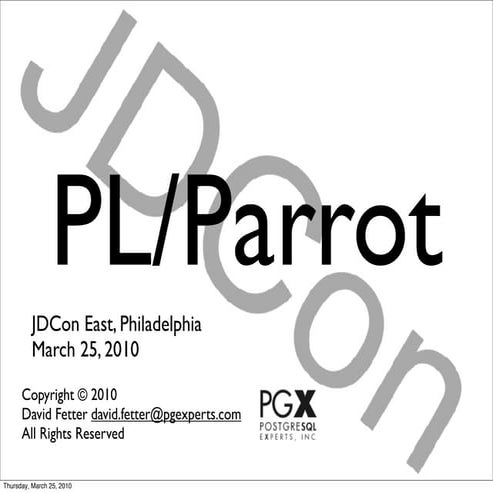 Pl Parrot