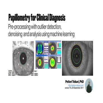 Pupillometry for Clinical Diagnosis